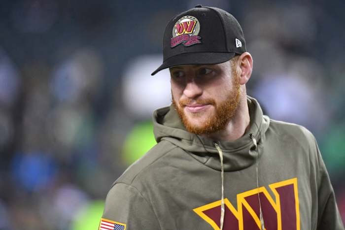 Quarterback Carson Wentz has signed with the Los Angeles Rams. 